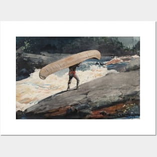 The Portage by Winslow Homer Posters and Art